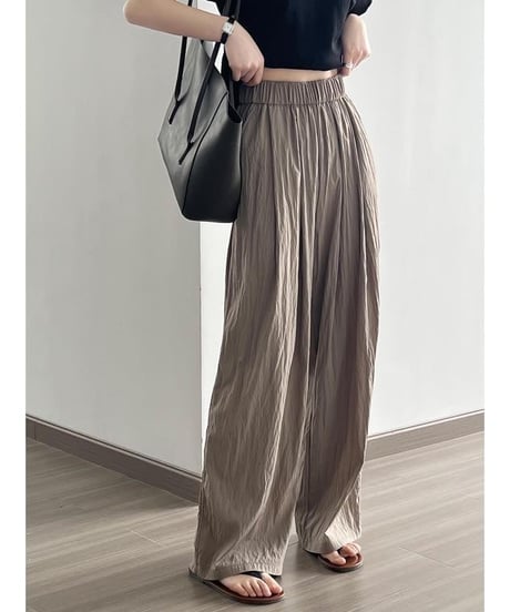 draped wide pants /4color　IR1623