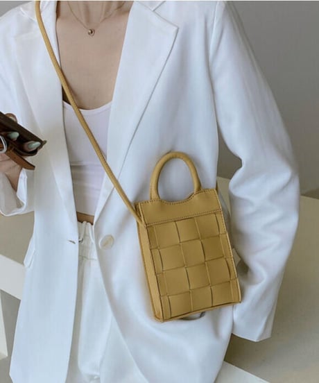 mesh mini shoulder bag /4color　IR1580