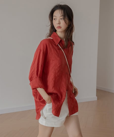 tucked high waist short pants　IR1382