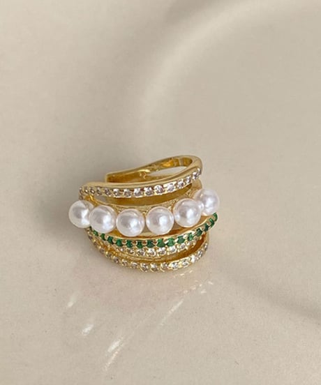 beaded ear cuff　　IR1371