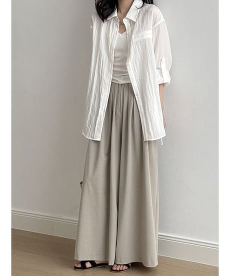 soft drape wide pants t /3color　　IR1646