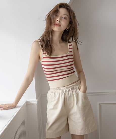 short striped camisole　　IR1346