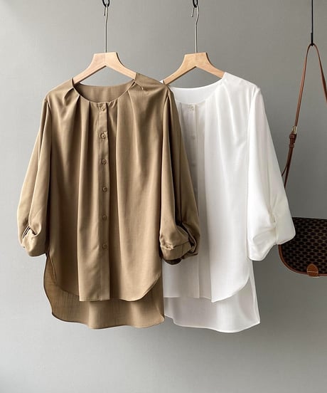 lantern sleeve blouse　　IR1480