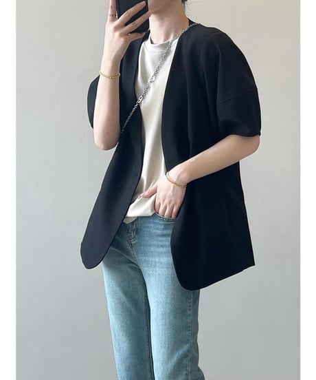 short puff sleeve jacket  /2color　　IR1615