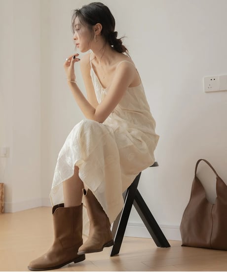 jacquard suspender dress　　IR1332