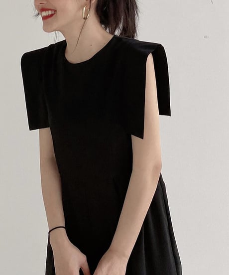 square sleeve jumpsuit　　IR1373