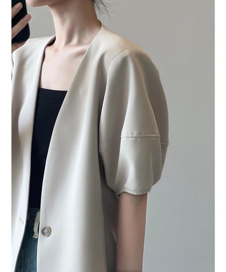 short puff sleeve jacket  /2color　　IR1615