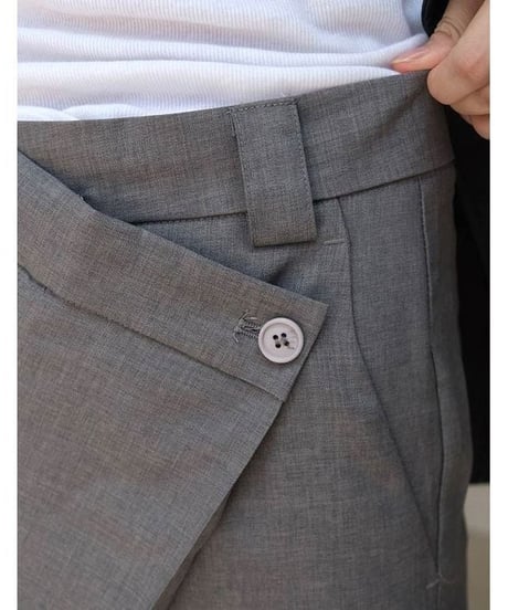 front design wide pants　　IR1518