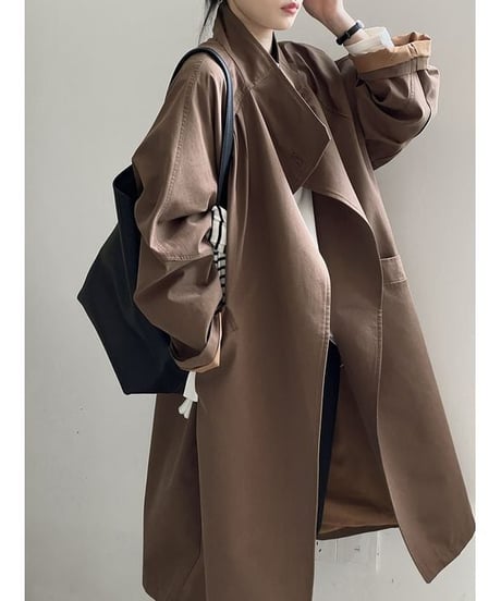 big silhouette coat　　IR1512