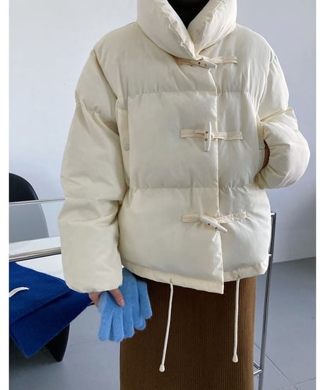 stand collar duffle padded coat /3color　　IR1563