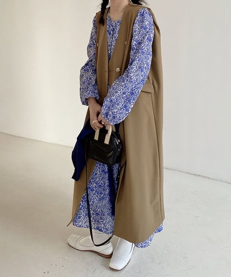 trench gilet　　IR1492