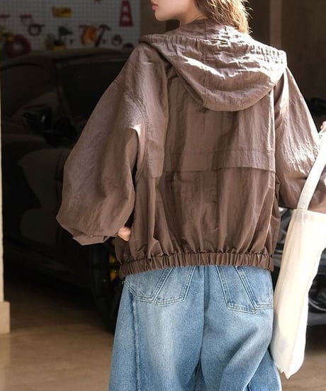lightweight hood blouson /2color　　IR1516