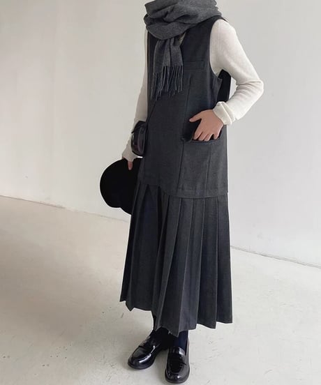 v neck jumper skirt　　IR1503