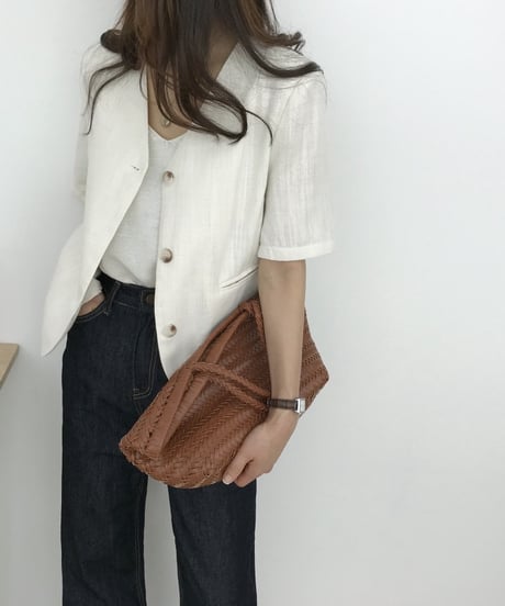 light layer short jacket /2color　　IR1680