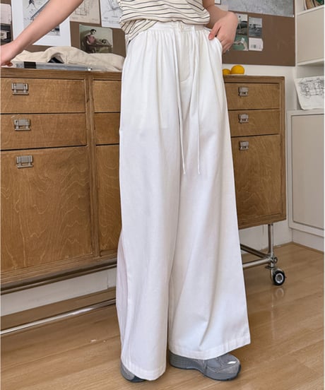 pleated wide pants /2color　　IR1608