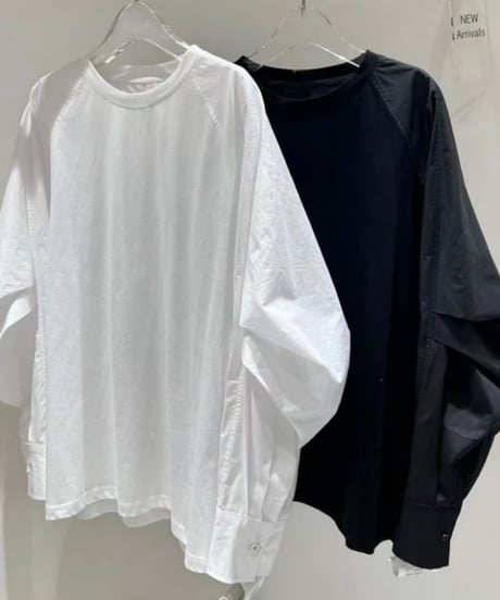 round neck loose shirts /2color　IR1577