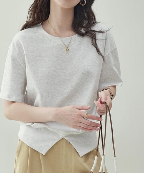 color fleck design tee　　IR1677