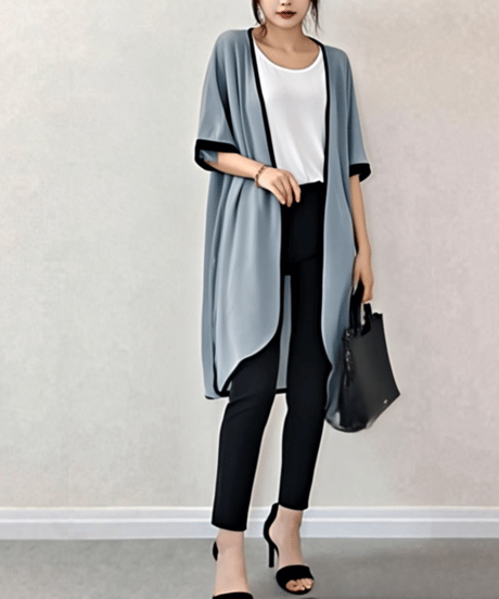 drape long cardigan /3color　　IR1679