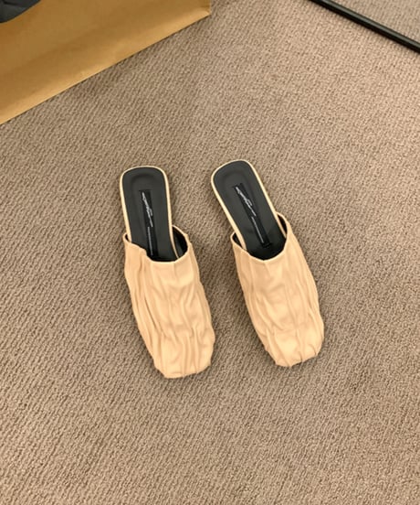 shirring flat sandals　　IR1367