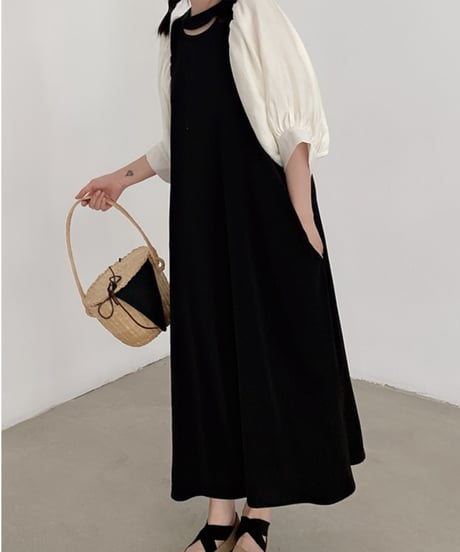 lantern sleeve one-piece　　IR1356