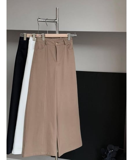 center stitch wide pants /3color　　IR1626
