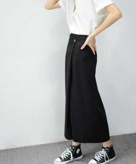 wrap design pencil skirt　　IR1576
