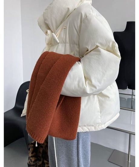 stand collar duffle padded coat /3color　　IR1563