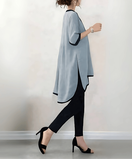 drape long cardigan /3color　　IR1679