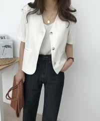light layer short jacket /2color　　IR1680