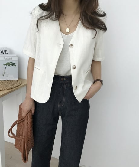 light layer short jacket /2color　　IR1680