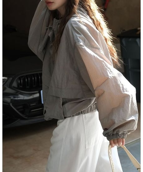 lightweight hood blouson /2color　　IR1516