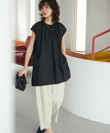 cotton cocoon pants　　IR1358