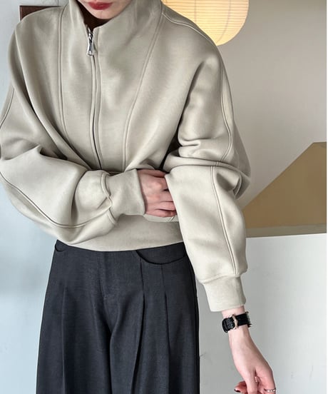 half zip short sweatshirt /3color　　IR1600