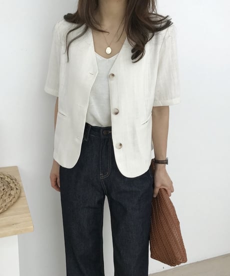 light layer short jacket /2color　　IR1680