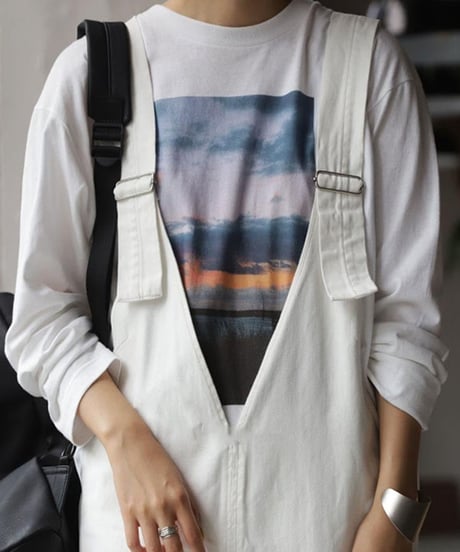 loose overalls skirt /3color　　IR1579