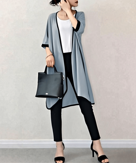 drape long cardigan /3color　　IR1679