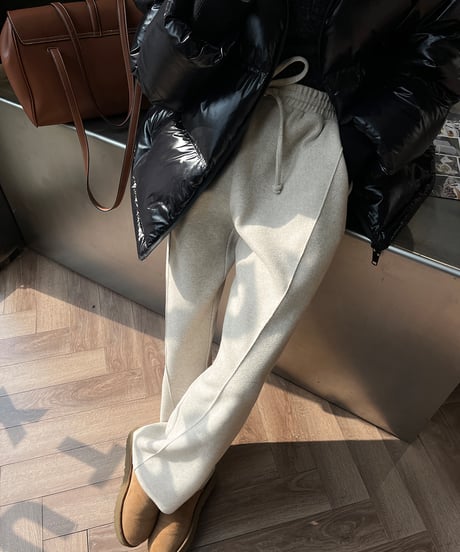 straight wide leg pants　　IR1468