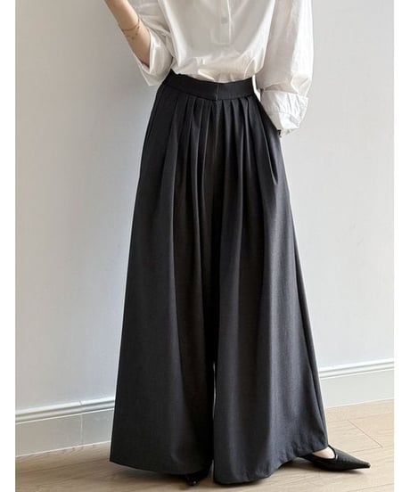 soft drape wide pants t /3color　　IR1646