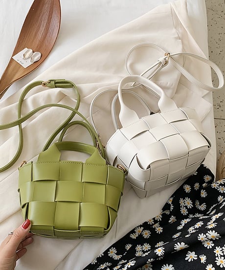 wide mesh mini shoulder bag　　IR1362