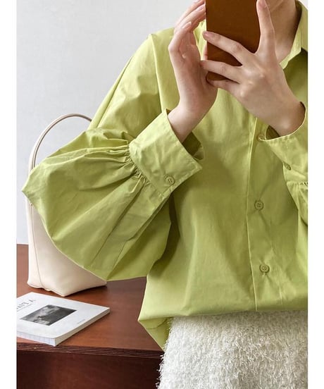 lantern sleeve shirt /4color　　IR1620