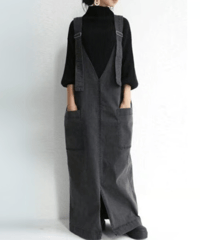 loose overalls skirt /3color　　IR1579