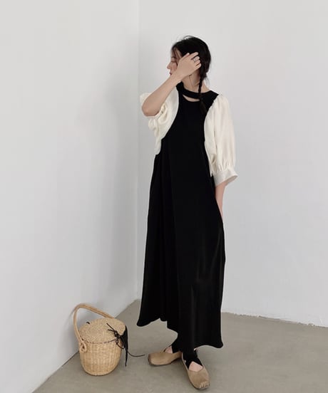 lantern sleeve one-piece　　IR1356