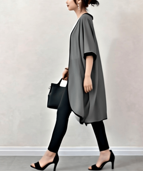 drape long cardigan /3color　　IR1679