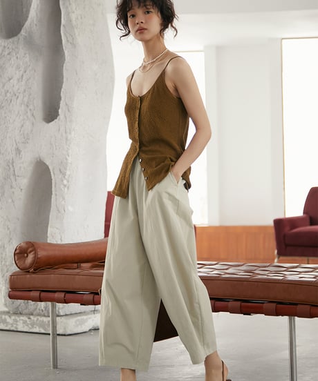 cotton cocoon pants　　IR1358