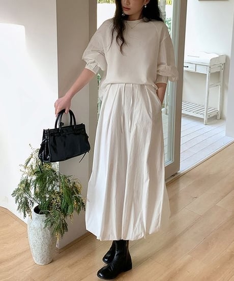 tucked sleeve pullover　　IR1658