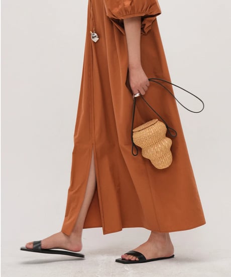 lantern sleeve design one-piece　　IR1673