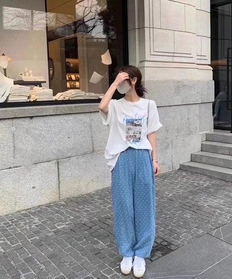 round neck loose design t-shirt　　IR1613