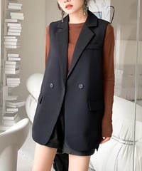 back slit gilet　　IR1462