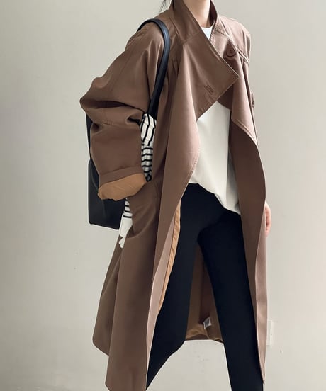 big silhouette coat　　IR1512