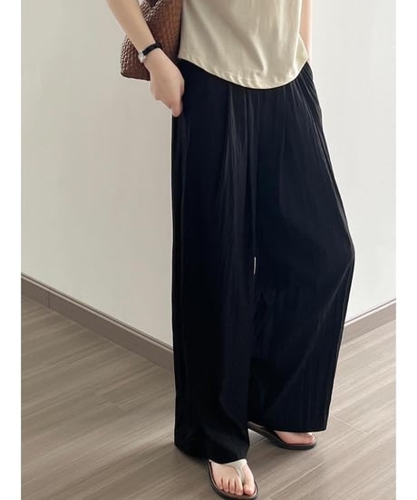draped wide pants /4color　IR1623